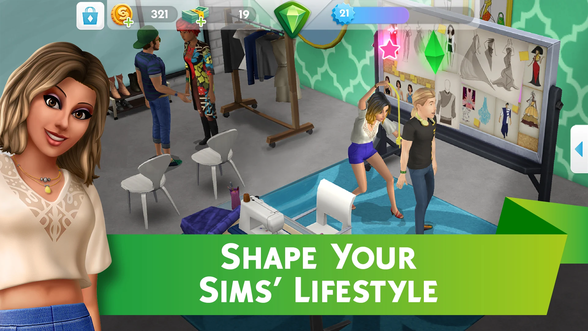 The Sims Mobile مهكرة (أموال غير محدودة)