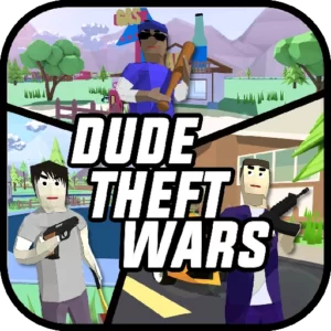 Dude Theft Wars مهكرة (فلوس غير محدودة) icon